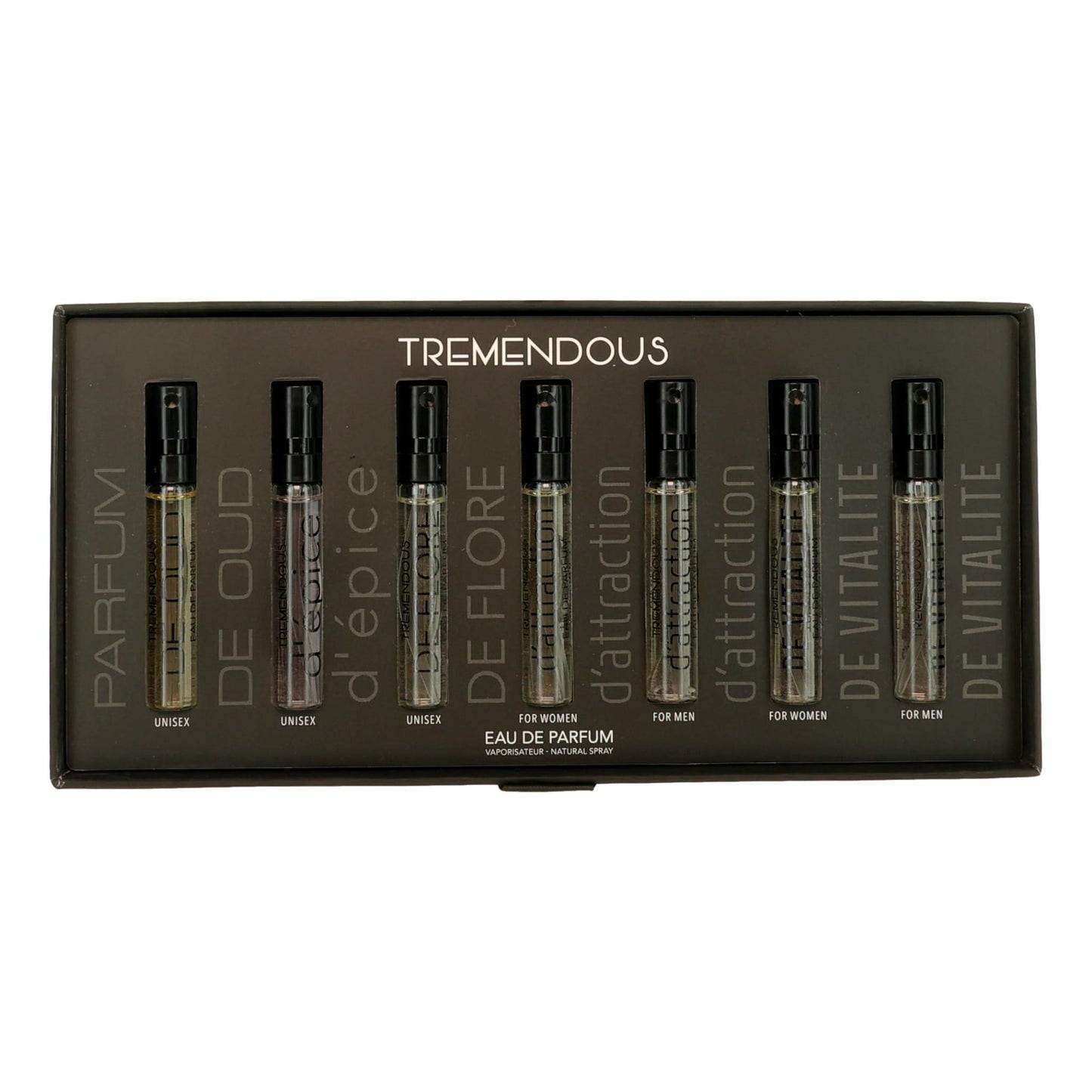 Tremendous by Tremendous Parfum, 7 Piece Discovery set