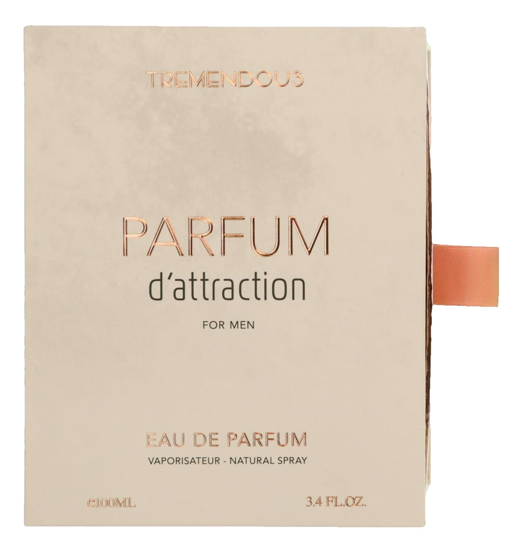 Parfum D'Attraction by Tremendous Parfums, 3.4 oz EDP Spray for Men