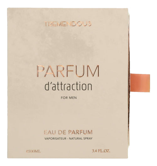 Parfum D'Attraction by Tremendous Parfums, 3.4 oz EDP Spray for Men